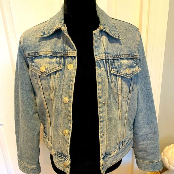 ZARA Jean Jacket Womens Sz Small - Picture 1 of 10
